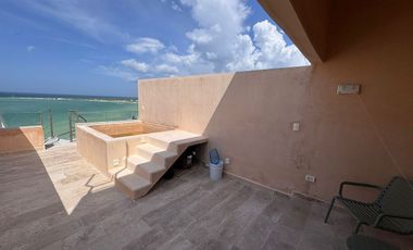 Penthouse frente al mar, Telchac puerto Yucatán