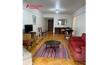 Departamento alquiler temporario de 3 ambientes amplios en el centro.