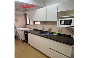 Departamento alquiler temporario de 3 ambientes amplios en el centro.