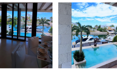 Casa en venta Puerto Cancún frente al canal con muelle