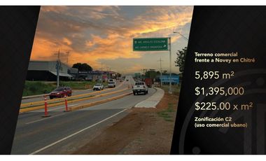 Venta de Terreno Comercial frente a Novey, Chitré, Vía Principal