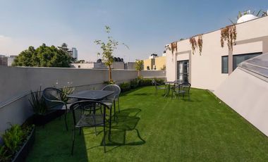 Departamento en Renta en San Rafael | Loft Amueblado con Balcón