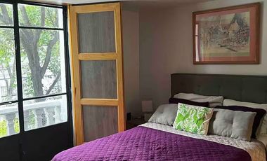 Departamento en Renta en San Rafael | Loft Amueblado con Balcón
