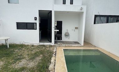 CASA EN RENTA SEMI AMUEBLADA CON PISCINA CERCA DE GRAN SANTA FE NORTE
