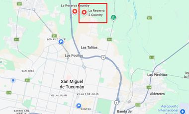Terreno central esquina de 660 m2 en La Reserva 2, Tafí Viejo, a 2 minutos de Ruta 9