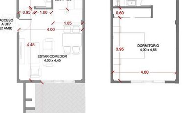 PH 2 ambientes con balcón aterrazado en  La Lucila del Mar con vista al mar