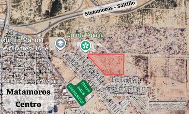 TERRENO EN VENTA EN SANTA CECILIA, MATAMOROS COAHUILA