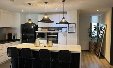 AMOBLADO-ARRIENDO DEPTO 3D-2B. VITACURA