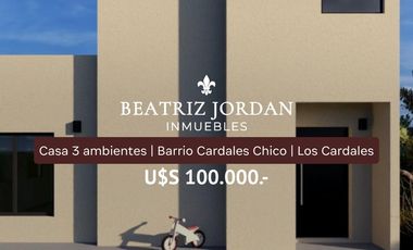 CASA 3 AMBIENTES EN VENTA, BARRIO SEMI CERRADO CARDALES CHICO, LOS CARDALES
