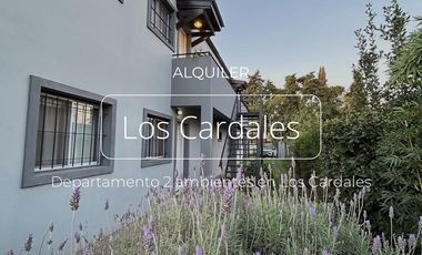DEPARTAMENTO 2 AMBIENTES ALQUILER LOS CARDALES