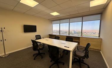 Oficina única totalmete equipada y amoblada con vista panorámica al río.