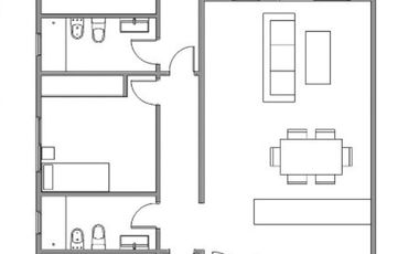 CASA 4 AMBIENTES EN VENTA, BARRIO SEMI CERRADO CARDALES CHICO, LOS CARDALES