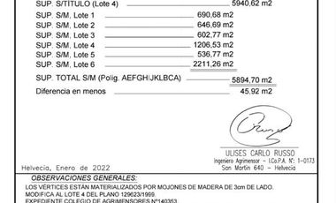 Venta terreno Cayasta - Campo del Medio