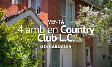 CASA 4 AMBIENTES EN VENTA, COUNTRY CLUB LOS CARDALES