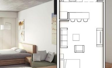 Departamento monoambiente en  VENTA - Boulogne