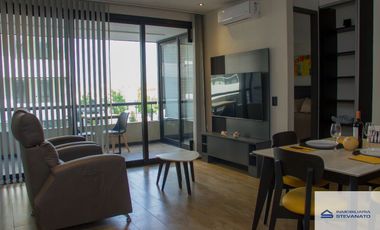 Departamento en alquiler c/ cochera en Villa Nueva