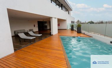 Departamento en alquiler c/ cochera en Villa Nueva