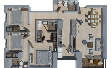 Venta de exclusivo departamento en Azcapotzalco con alberca y amenidades de lujo