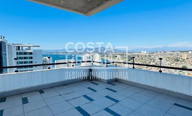 Amplio e iluminado departamento en Costa de Montemar