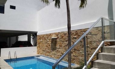 DEPARTAMENTO AMUEBLADO EN RENTA, ALBERCA. CARMEN, CAMPECHE.