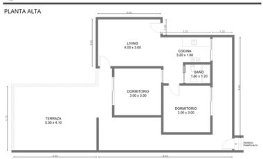 Venta PH 8 ambientes a Refaccionar, 2 plantas 4 dormitorios multifamiliar Villa Ballester