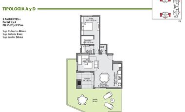 Pasionaria Martinez 2 amb plus a estrenar con jardin, posible 3 amb, amenities
