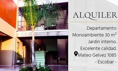 Alquiler Temporario - MONOAMBIENTE AMOBLADO - GELVEZ 1085 - ESCOBAR