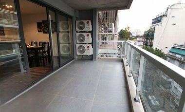 Piso 3 Ambientes amueblado con balcóny amenitis en Parque Rivadavia Caballito