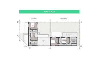 Venta/Apto Credito Casa Dos Dormitorios Cochera Quincho Jardin. Ibarlucea