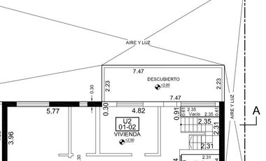 Venta/Apto Credito Casa Dos Dormitorios Cochera Quincho Jardin. Ibarlucea
