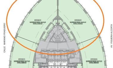312,39 m2 en Piso 20  en Torre Capitalinas -  Alquiler - Humberto Primo al 600, Zona Centro