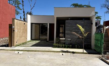 Casa de una planta con diseño moderno y excelente distribución