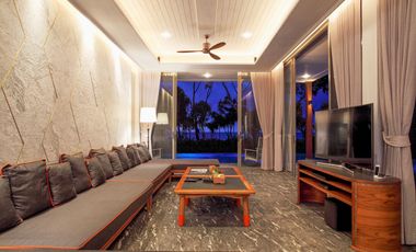 5 bed beachfront pool villa for sale