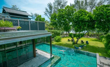 5 bed beachfront pool villa for sale