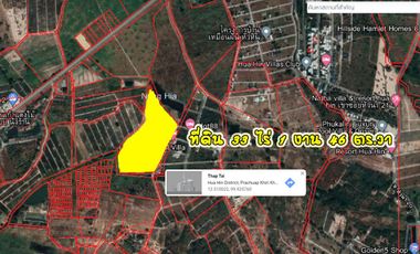 Land for sale in Thap Tai, Prachuap Khiri Khan