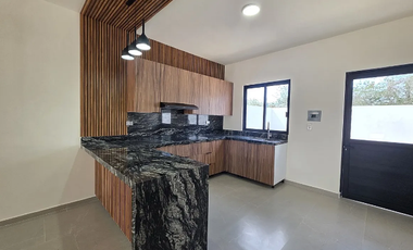 Casa nueva de una planta en Privada Tagora, Conkal