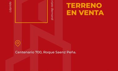 Terreno - Roque Saenz Peña