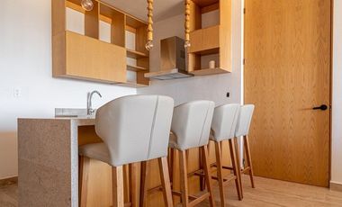 Departamento frente al mar, en Telchac, playa platino.