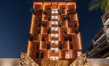 Departamento frente al mar, en Telchac, playa platino.