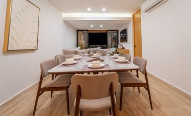 Departamento frente al mar, en Telchac, playa platino.