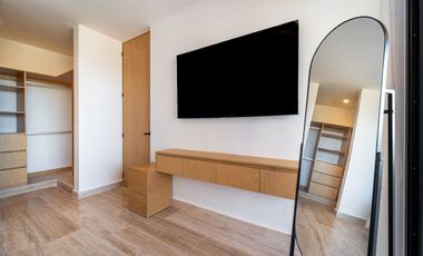 Departamento frente al mar, en Telchac, playa platino.