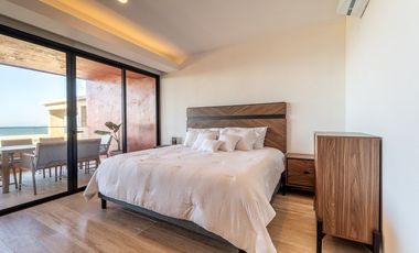 Departamento frente al mar, en Telchac, playa platino.