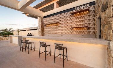 Departamento frente al mar, en Telchac, playa platino.