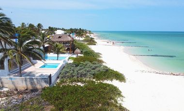 Villa frente al mar, Chelem puerto, Yucatán.