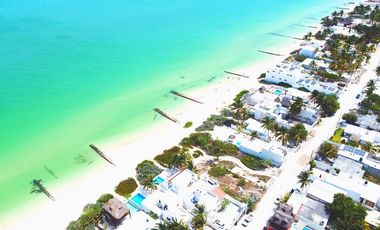 Villa frente al mar, Chelem puerto, Yucatán.