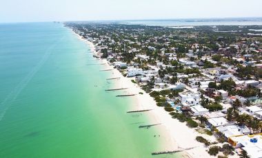 Villa frente al mar, Chelem puerto, Yucatán.