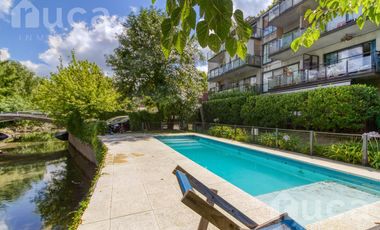 Departamento 4 ambientes con terraza propia en venta en Tigre al lado del río