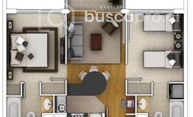 Arriendo departamento 2 Dormitorios en suite Estacionamiento  Frente Mall Trebol