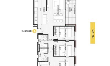 Venta departamento Funes Galinda