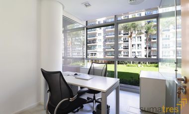 ALQUILER DE OFICINA AMOBLADO - MADERO CENTER